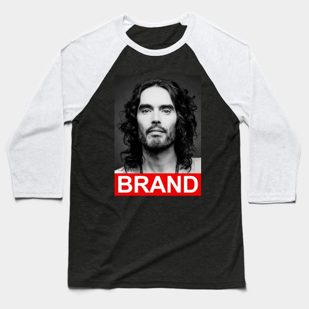 Russell Brand Baseball T-Shirt by Danemilin